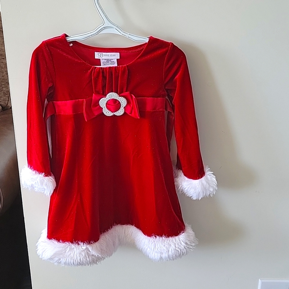 A Christmas red dress